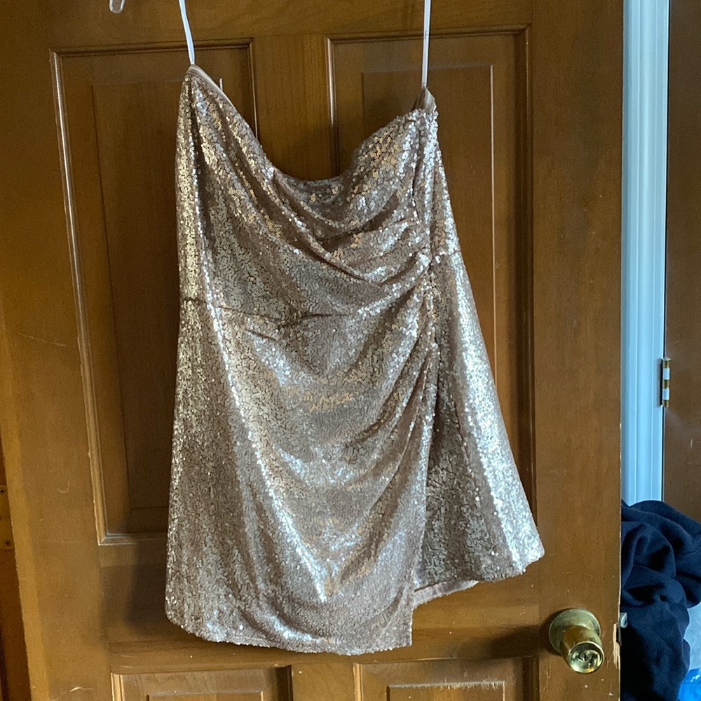 Lulus strapless sequin romper - Picture 1 of 5
